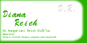 diana reich business card